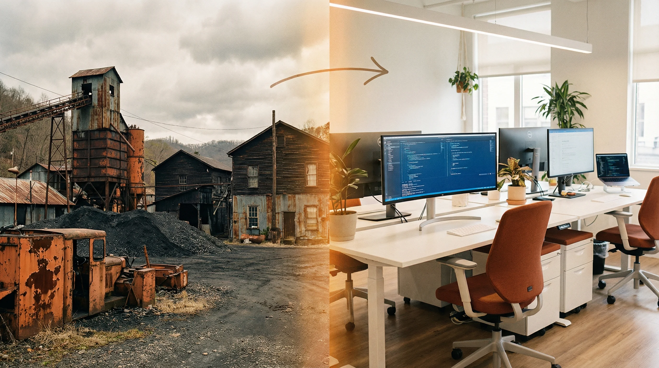 Transformation journey from coal country to tech